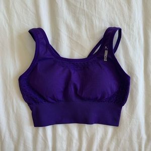 Purple Gymshark Energy Crop